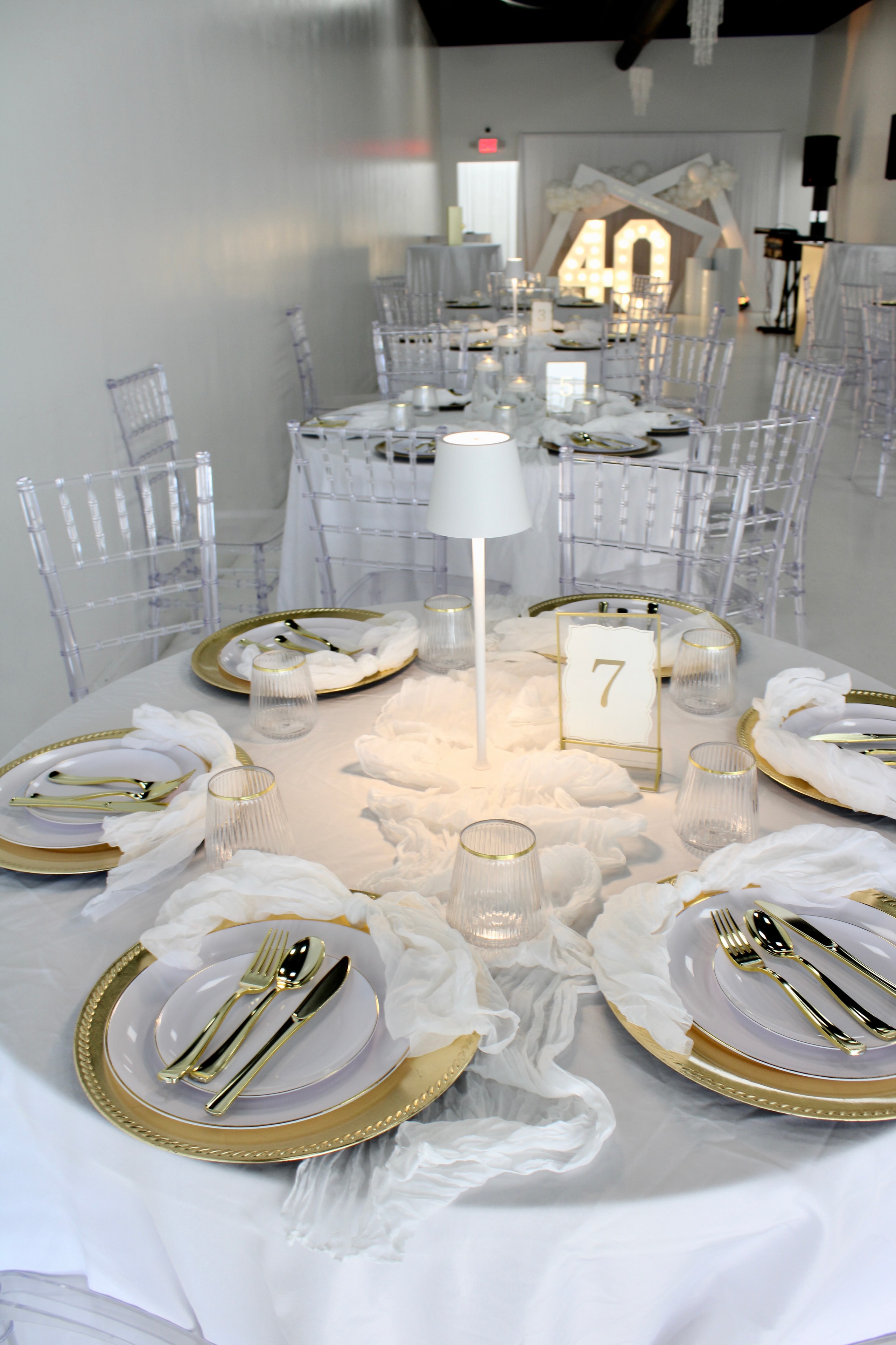 Milestone birthday banquet